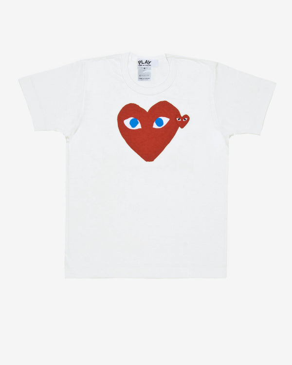 Play - Blue Eyes Red Heart T-Shirt - (White)