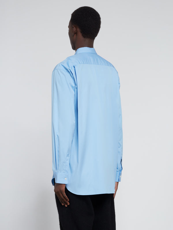 CDG Shirt Forever - Men's Narrow Classic Shirt - (Blue Plain)