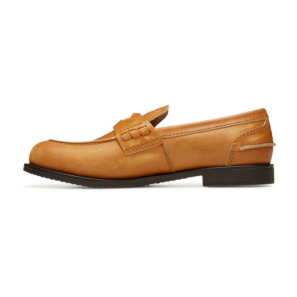 Miu Miu - Women's Vintage Effect Loafers - (Natural)
