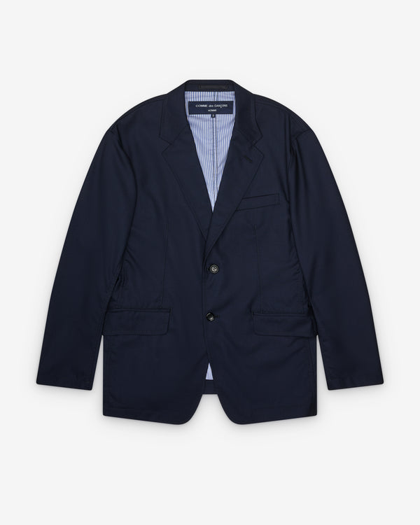 CDG Homme - Men's Single-Breasted Jacket - (Navy)