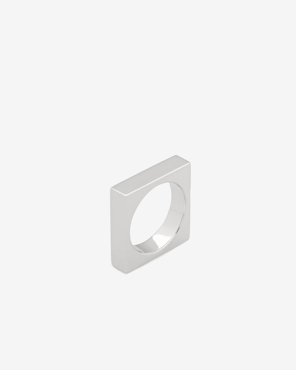 Tom Wood - Women's Square Ring - (Silver)