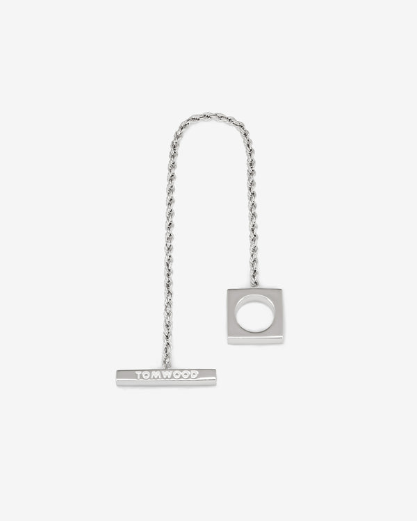 Tom Wood - Women's Square Rope Bracelet - (Silver)