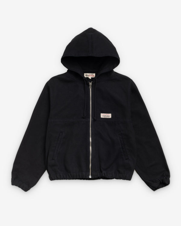 Stüssy - Men's Work Jacket Unlined Canvas - (Black)