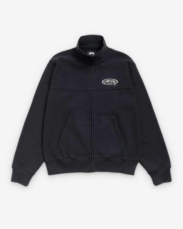 Stüssy - Men's Fleece Track Jacket - (Black)