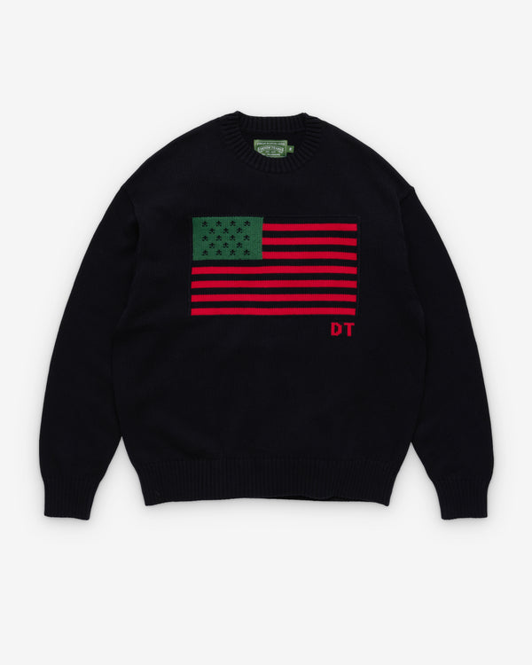 Denim Tears - Men's 1619 Pan-African American Sweater - (Black)