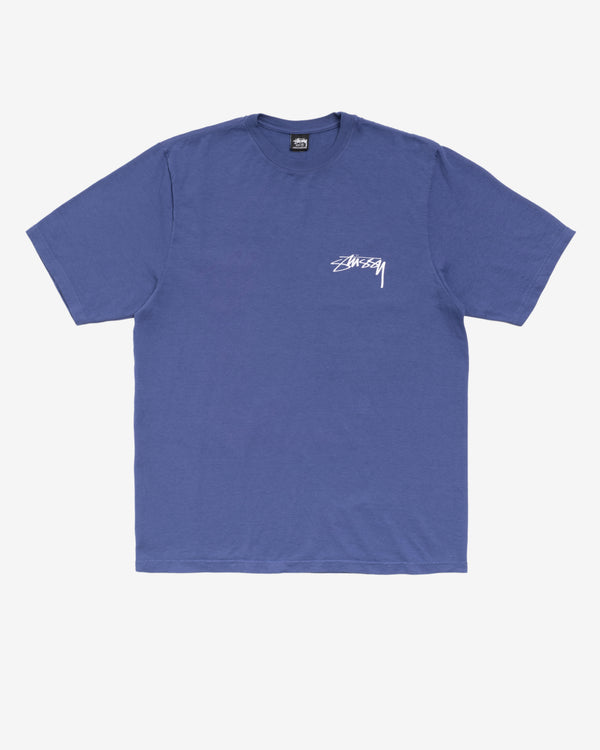 Stüssy - Men's Skate Stack Pig. Dyed Tee - (Indigo)