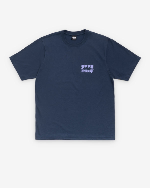 Stüssy - Men's Box Crown Tee - (Navy)