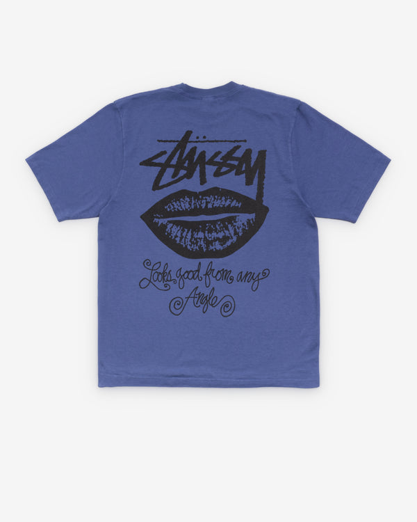 Stüssy - Men's Any Angle Pigment Dyed Tee - (Indigo)