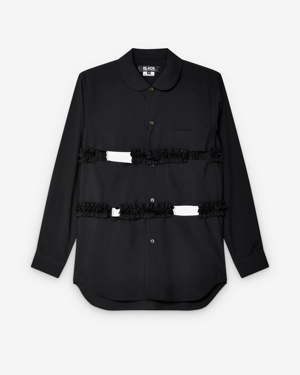 Black Comme des Garçons - Ruffle Shirt - (Black)