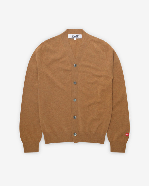Play - Men's Pastel Cardigan - (Camel)