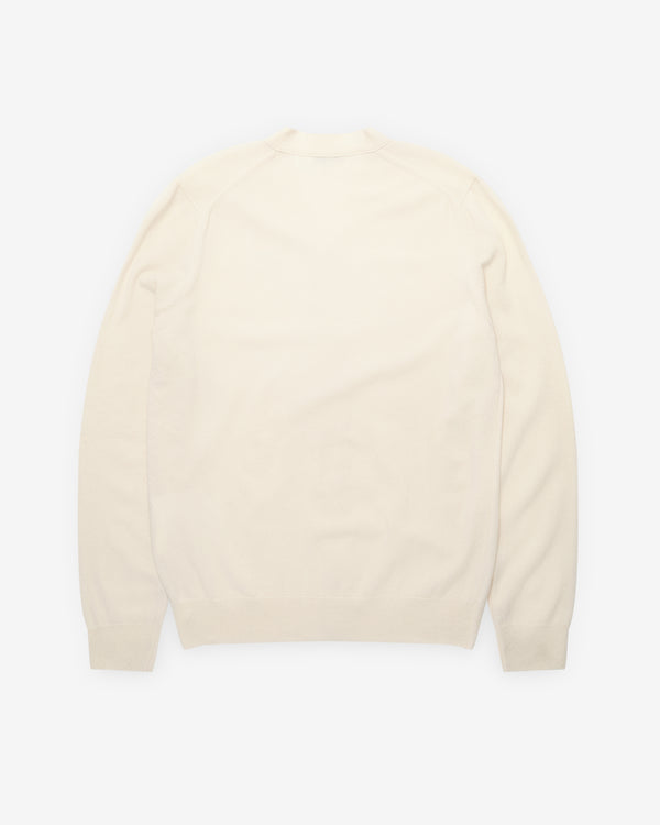 Play - White Heart Natural Cardigan - (Natural)