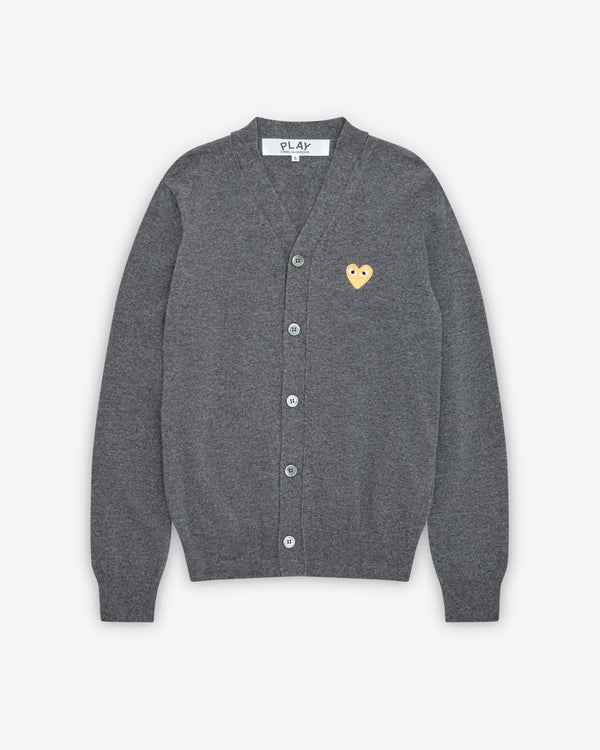 Play - Gold Heart Cardigan - (Grey)