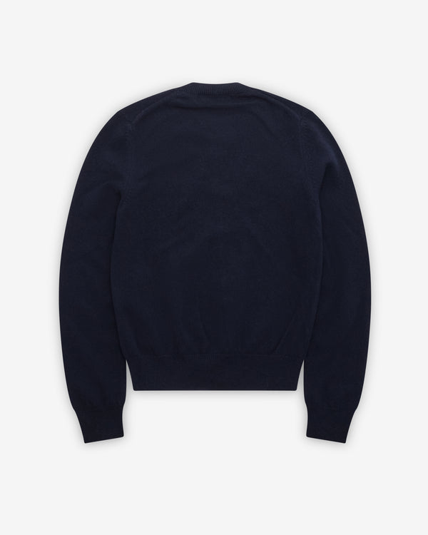 Play - Women's White Heart Cardigan - (Navy)