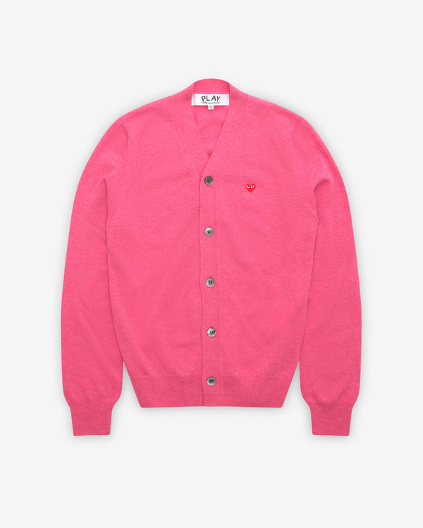 Play - Tiny Red Heart Cardigan - (Pink)
