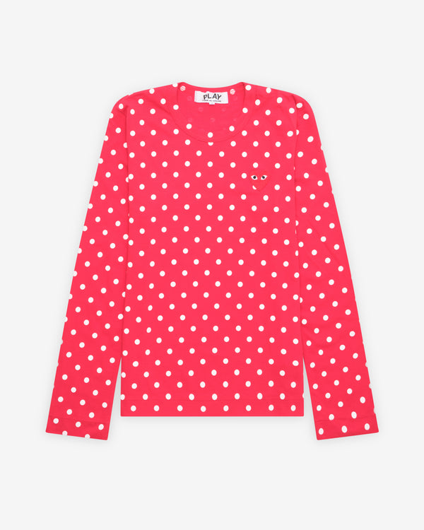 Play - Polka Dot Long Sleeve T-Shirt - (Red/White)