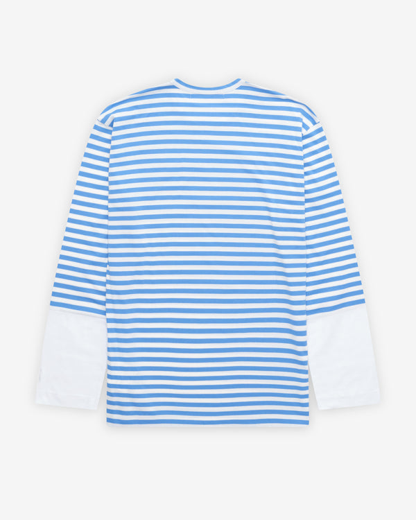 Play - Long Sleeve Striped T-Shirt - (Blue/White)