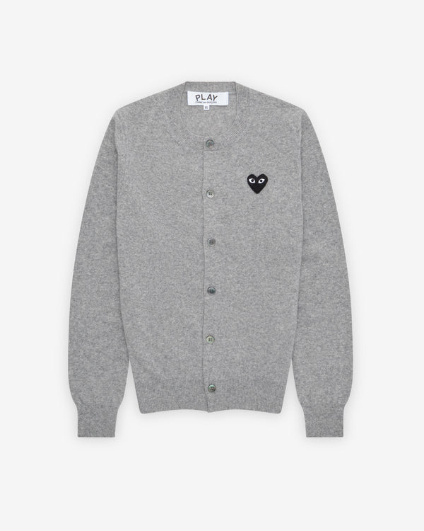 Play - Black Heart Cardigan - (Grey)