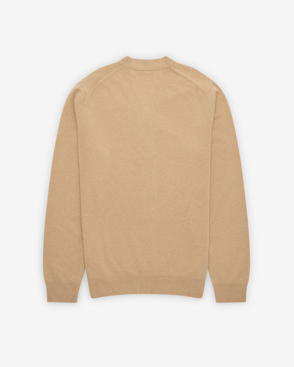 Play - White Heart Natural Cardigan - (Camel)
