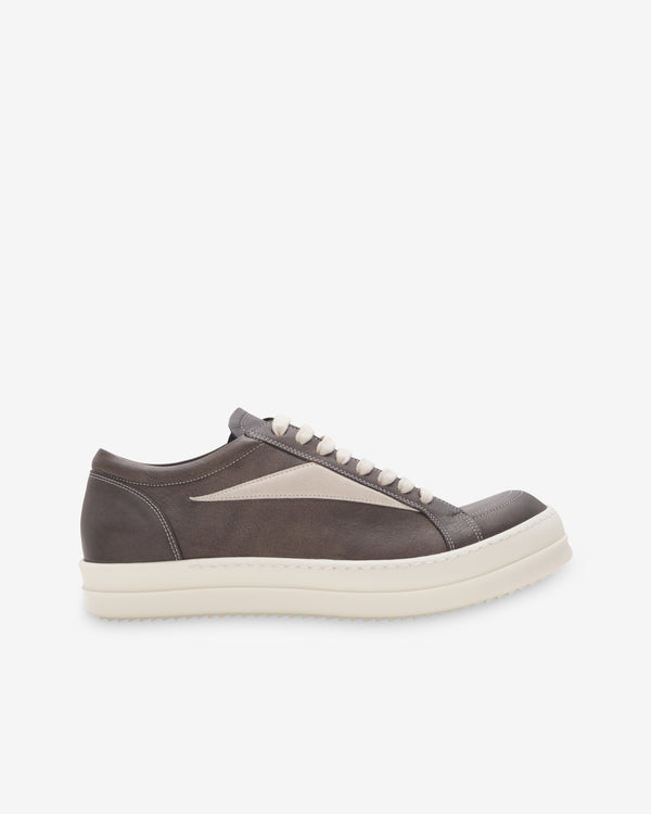 Rick Owens - Men's Vintage Sneaks - (Washed Black/Milk)