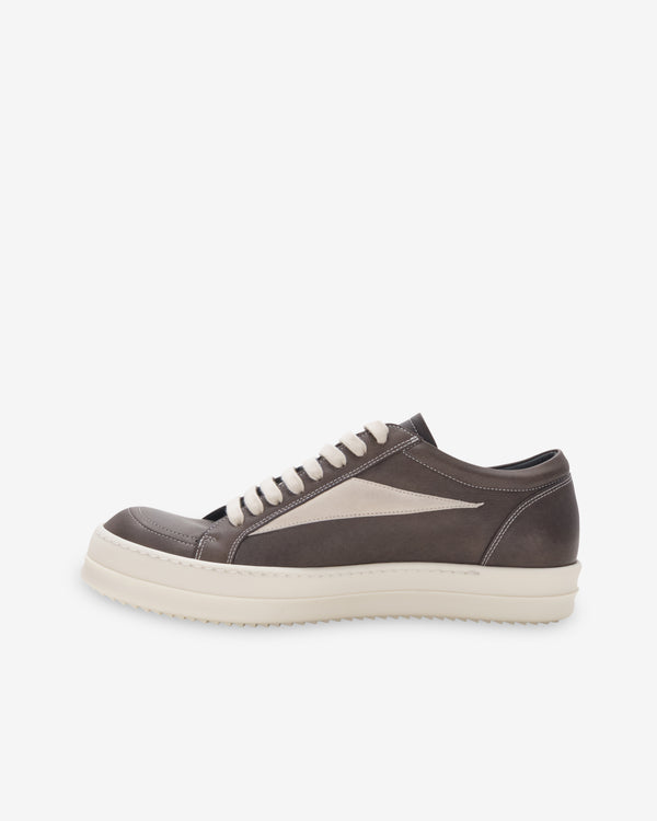 Rick Owens - Men's Vintage Sneaks - (Washed Black/Milk)