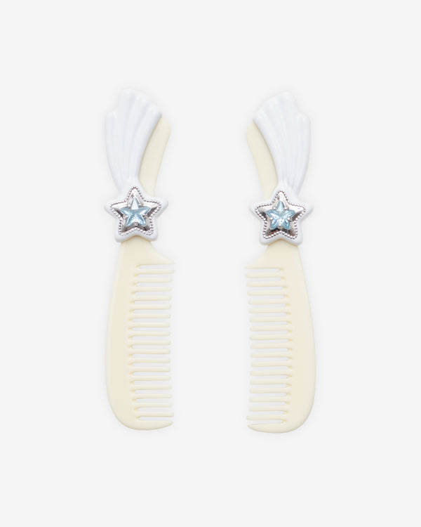 Ashley Williams - Women's Shooting Star Comb Earrings - (Beige)