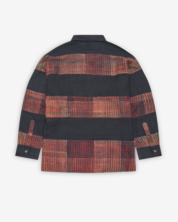 Kartik Research - Men's Rugby Shirt - (Black/Red)