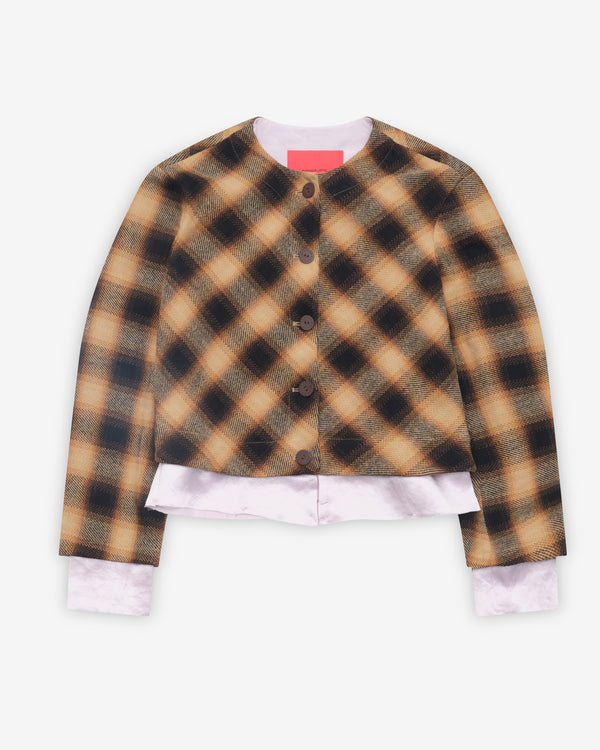 Eckhaus Latta - Women's Double Jacket - (Hollyhock)
