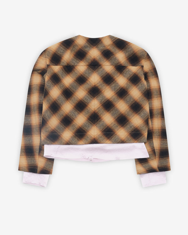 Eckhaus Latta - Women's Double Jacket - (Hollyhock)