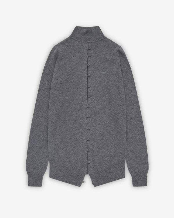 Mugler - Women's Button Front Top - (Charcoal)
