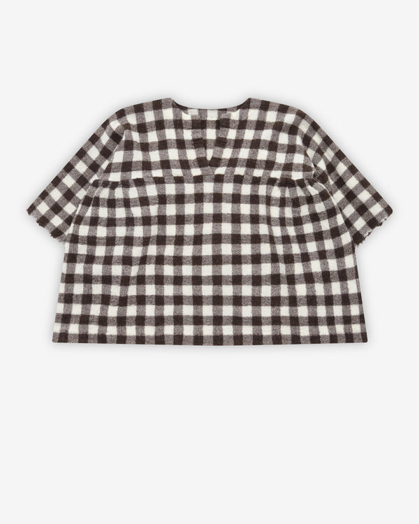 Daniela Gregis - Women's Gingham Shirt - (Cream)