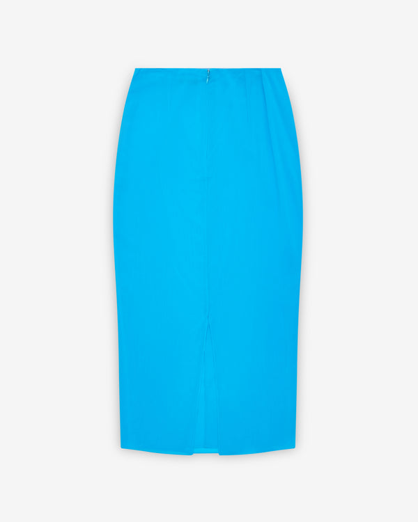 Mugler - Women's Pencil Skirt - (Cyan)
