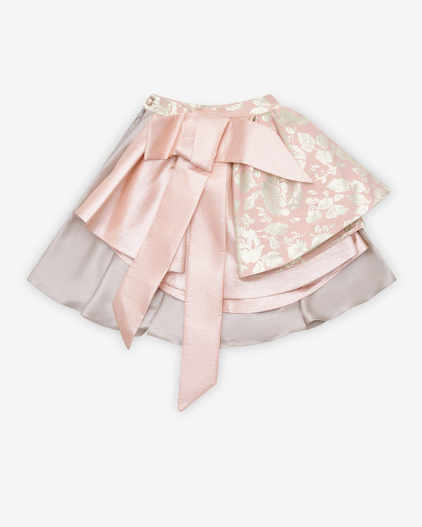August Barron - Women's Tripple Prom Skirt - (Beige/Pink)
