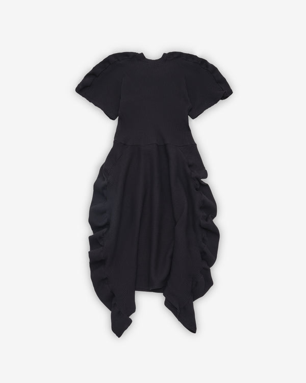 Melitta Baumeister - Women's Wavy Rib Dress - (Black)