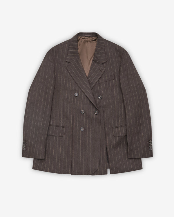Simone Rocha - Men's Hem Slice Jacket - (Chocolate)