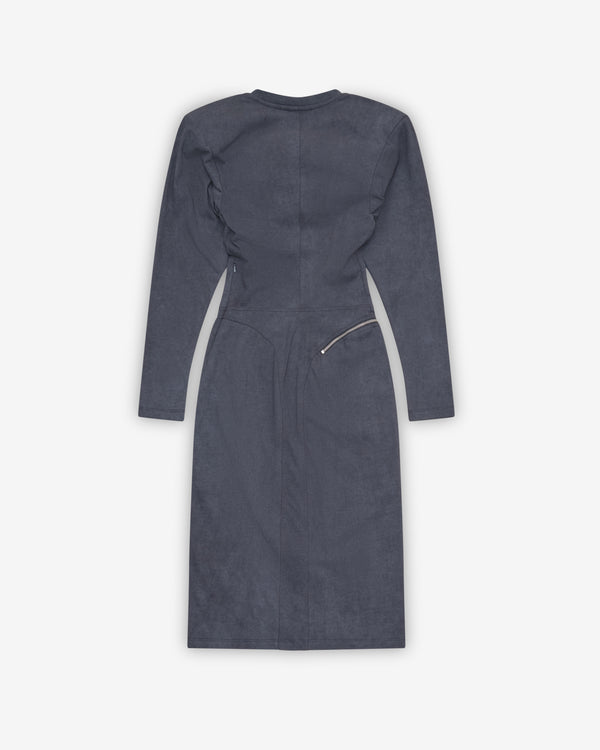 Vaquera - Women's Zipper Dress - (Grey)