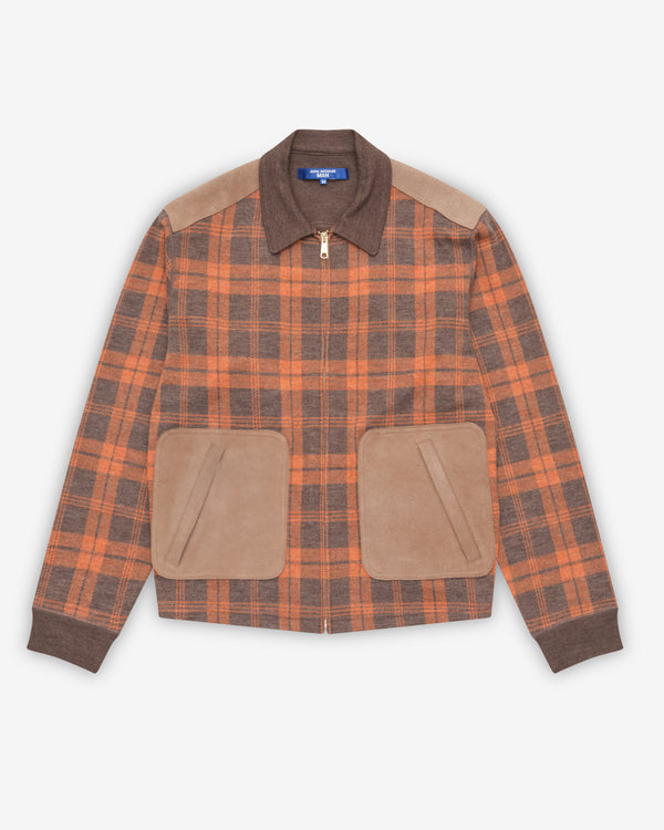 Junya Watanabe Man - Men's Plaid Jacket - (Brown)