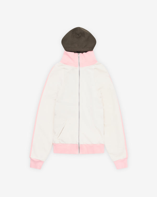August Barron - Women's Double Track Jacket - (White/Pink)