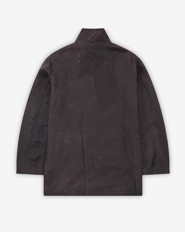 Our Legacy - Men's Tiller Jacket - (Root Brown Wax Dipped Cupro)