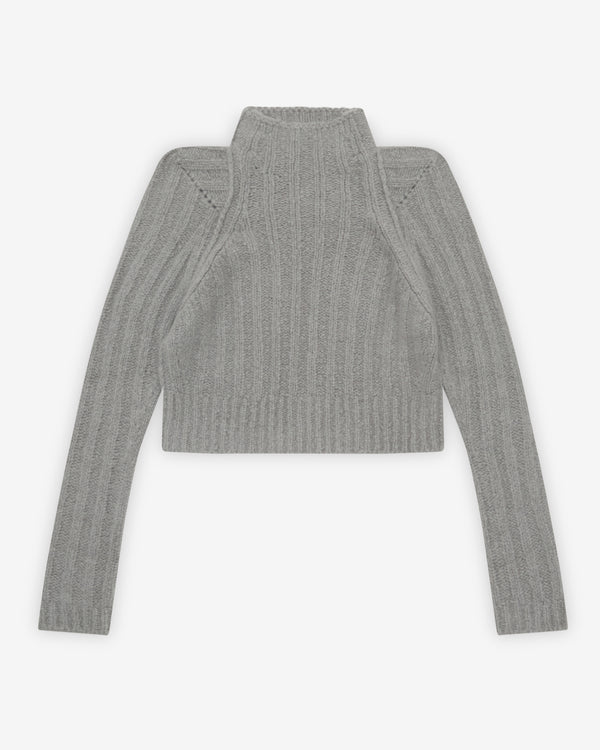 Rick Owens - Women's Cropped Con Top - (Dark Pearl)