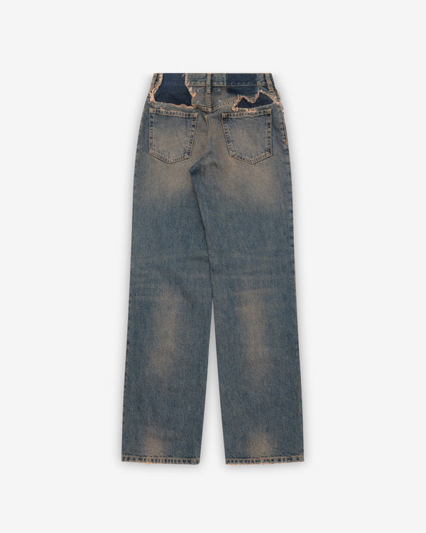 Maison Margiela - Women's Distressed Jeans - (Blue)
