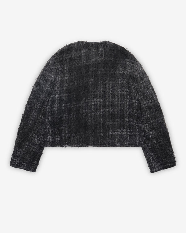 Doublet - Women's Smog Air Stained Tweed Jacket - (Black)