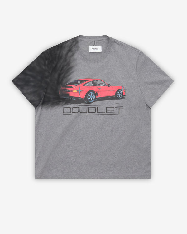 Doublet - Men's Exhaust Stained T-Shirt - (Grey)