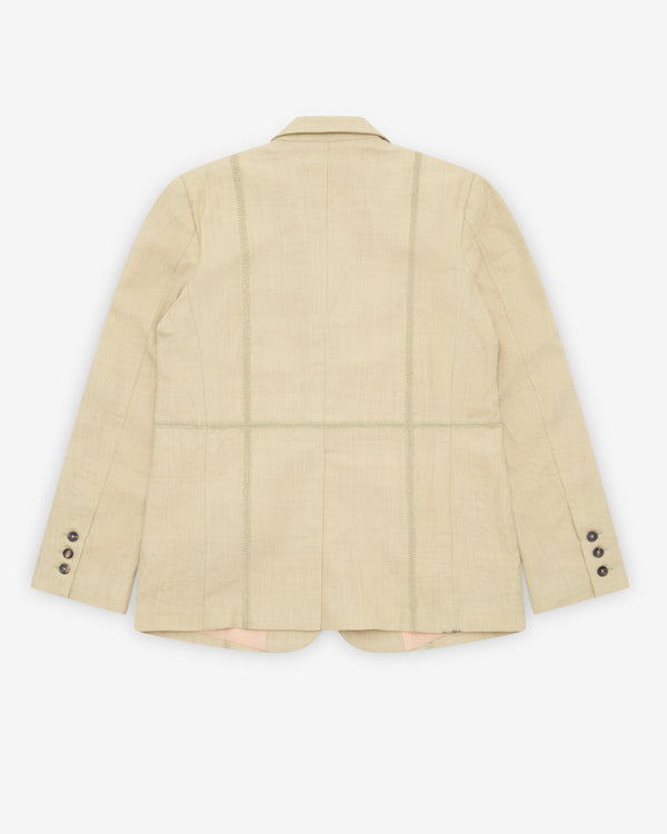 Kartik Research - Men's Rabari Blazer - (Faded Lime)