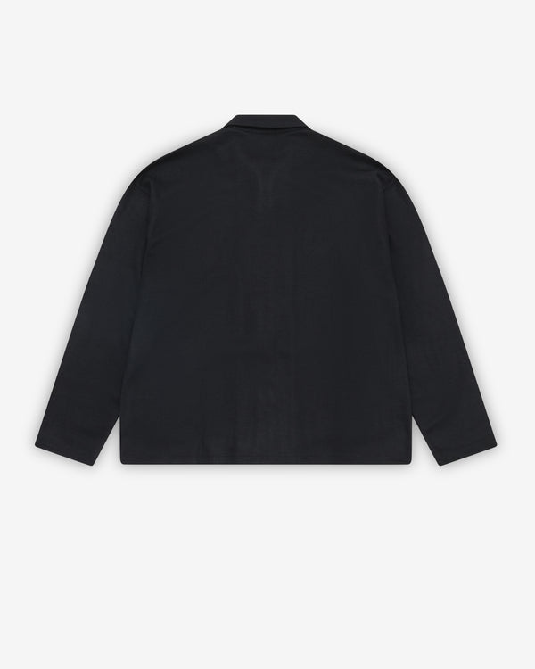 CDG Homme - Men's Zip-Front Shirt - (Black)