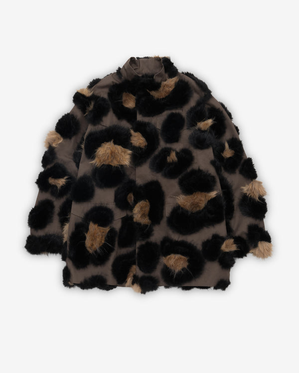 Sacai - Women's Leopard Jacket - (Dark Khaki)