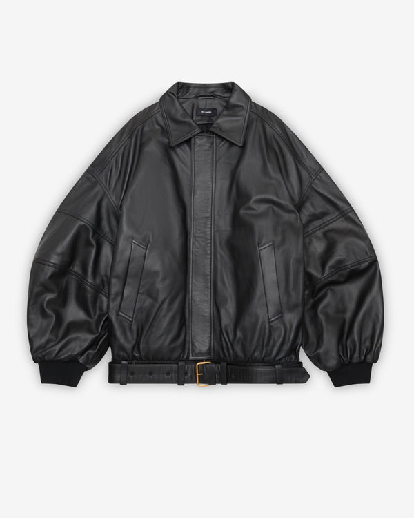 Willy Chavarria - Men's Hustler Leather Jacket - (Black)