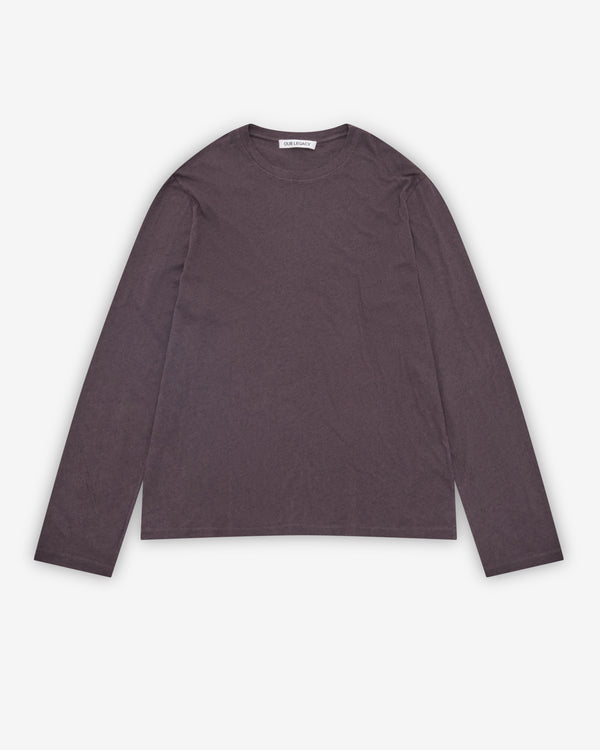 Our Legacy - Men's Bandaid Longsleeve - (Pure Graphite Cloudskin Jersey)