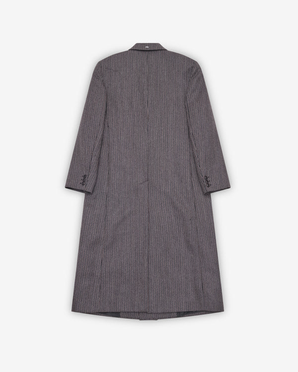 Our Legacy - Men's Extended Whale Coat - (Ledger Wool Broken Herringbone)