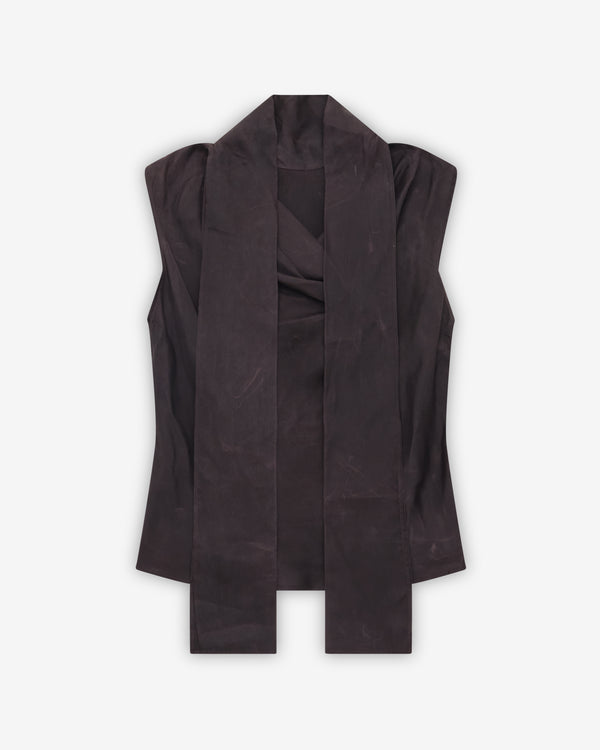 Our Legacy - Women's Virtuous Top - (Root Brown Wax Dipped Cupro)