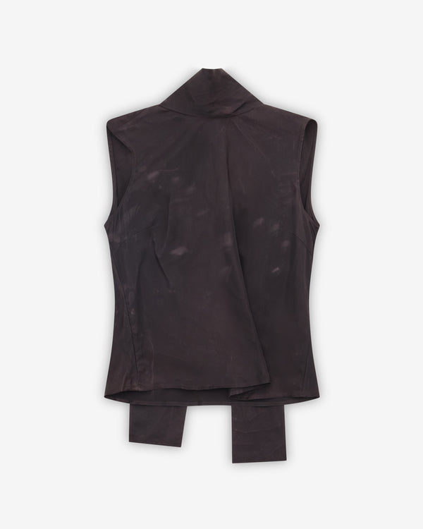 Our Legacy - Women's Virtuous Top - (Root Brown Wax Dipped Cupro)